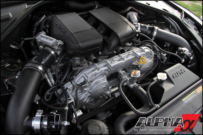 AMS Performance 09+ GT-R R35 Induction Kit w/Stock Turbos/Intercooler/TB/Manifolds/TiAL Flanges-thumbmail-1