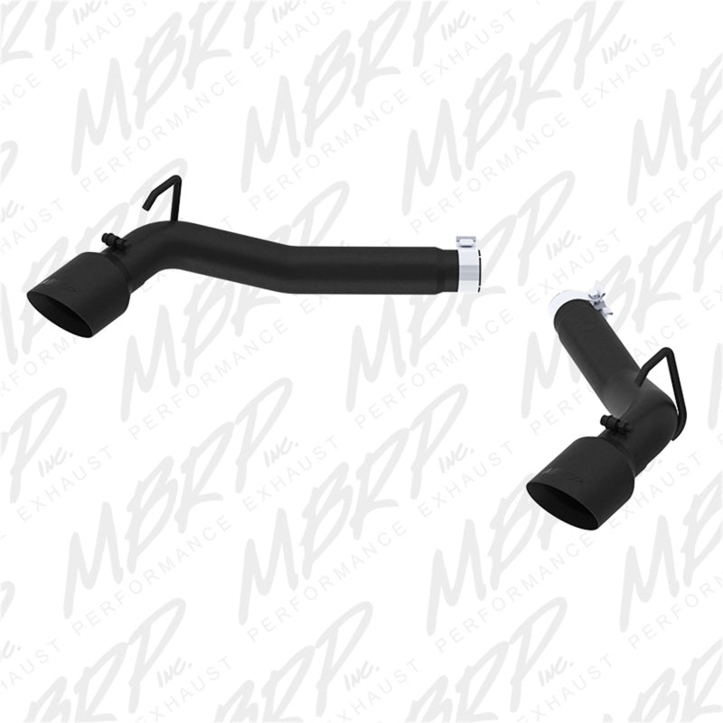 MBRP 2010-2015 Chevrolet Camaro V6 3.6L 3in Black Coated Axle Back Muffler Delete-thumbmail-1