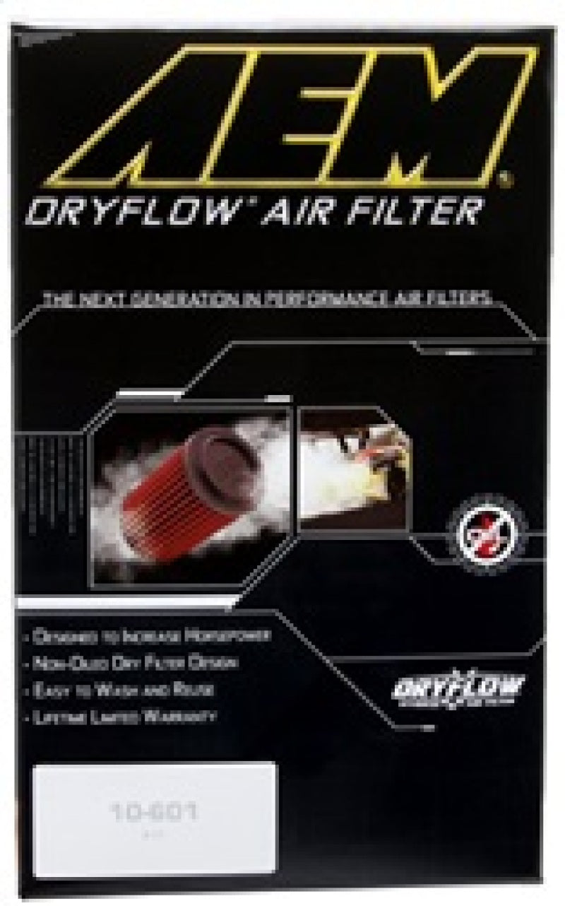 AEM DryFlow Air Filter - Round 2.75in ID x 6.25in OD x 8.25in H fits 2007-2014 Ford/Volvo-thumbmail-3