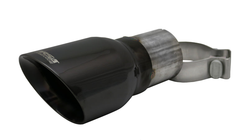 Corsa Single Universal 2.75in Inlet / 4in Outlet Black PVD Pro-Series Tip Kit-thumbmail-1