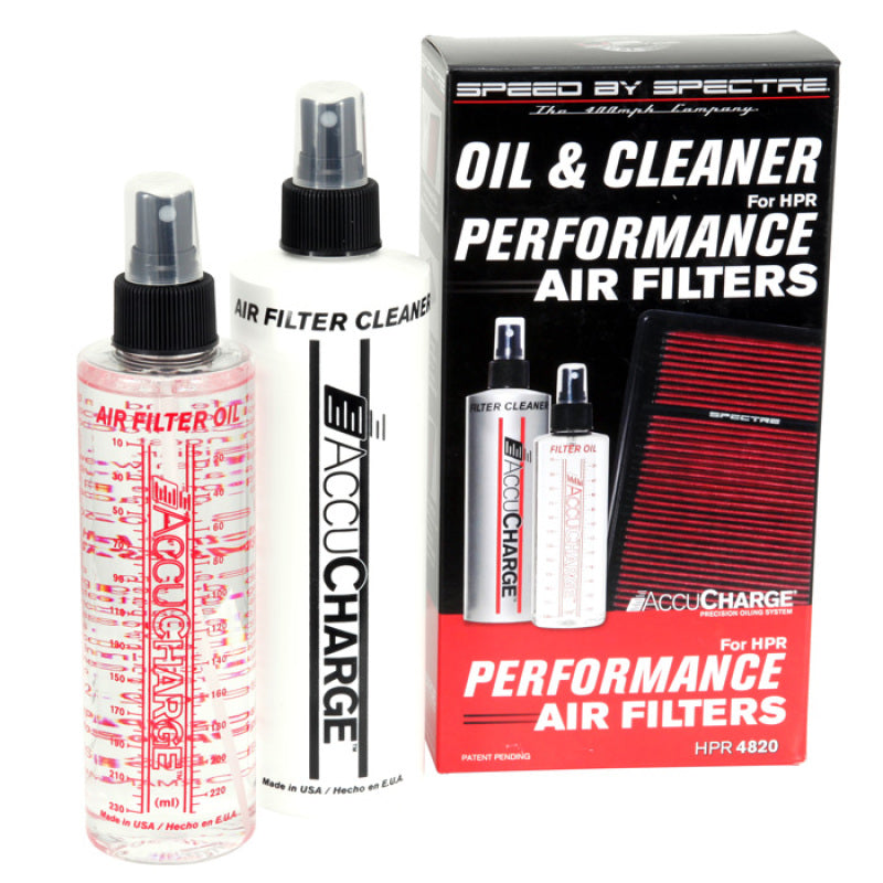 Spectre Accucharge Kit for HPR Filters (Includes 12oz. Cleaner / 8oz. Oil)-thumbmail-3