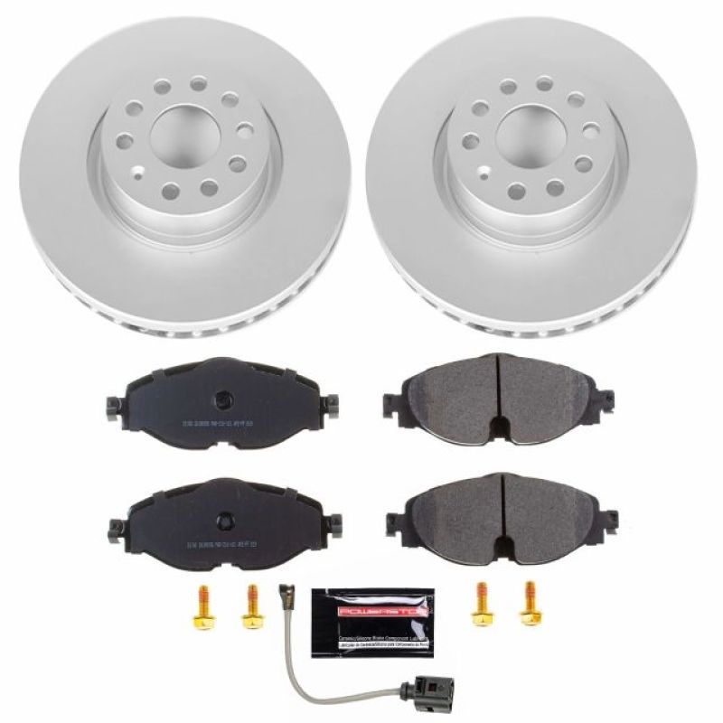 Power Stop 15-18 Audi A3 Front Z23 Evolution Sport Coated Brake Kit-thumbmail-1