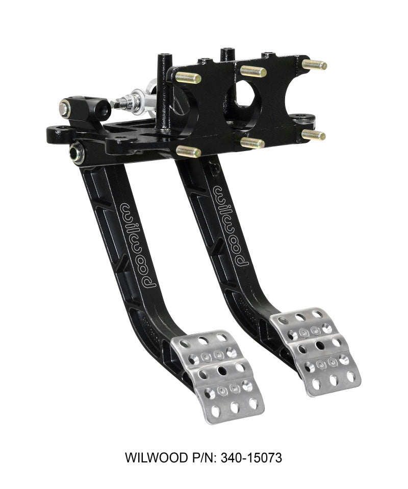 Wilwood Adjustable-Trubar Dual Pedal - Brake / Clutch - Rev. Swing Mount - 5.1:1-thumbmail-1
