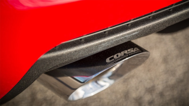 Corsa 10-15 Chevrolet Camaro SS 6.2L V8 Manual Polished Xtreme 3in Cat-Back-thumbmail-3