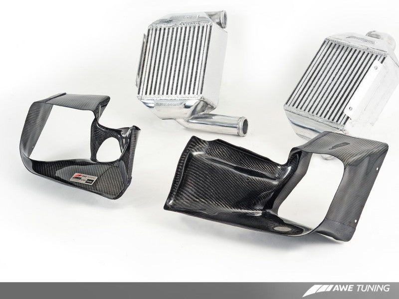 AWE Tuning Audi 2.7T Performance Intercooler Kit - w/Carbon Fiber Shrouds-thumbmail-1