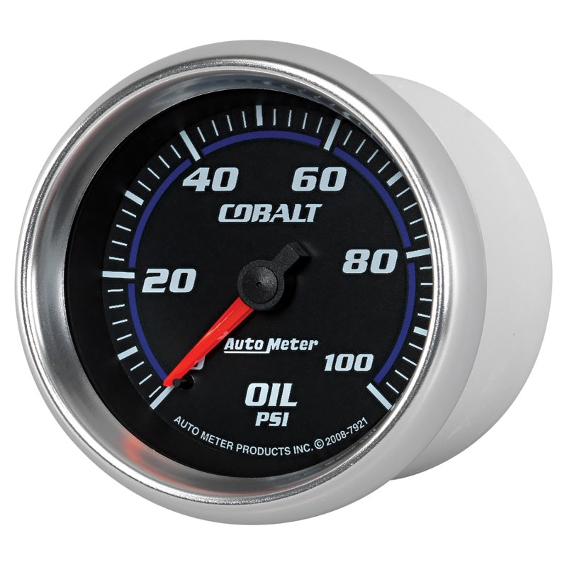 Autometer Cobalt 66mm 0-100 PSI Oil Pressure Gauge-thumbmail-2