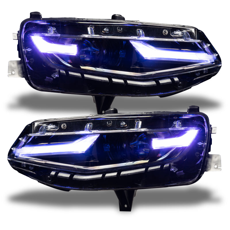 Oracle 19-21 Chevy Camaro LS/LT RGB+A Headlight DRL Upgrade Kit - ColorSHIFT w/ BC1 Controller-thumbmail-11