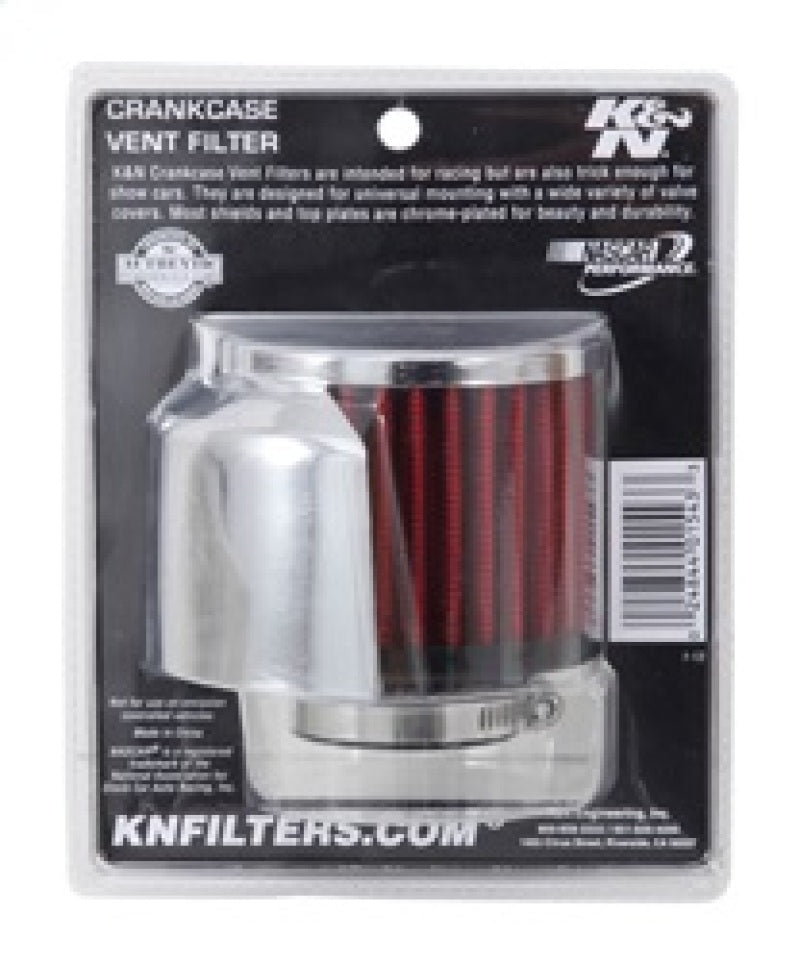 K&N 1.375in Flange ID x 3in OD x 2.5in Height Clamp On Crankcase Vent Filter-thumbmail-3