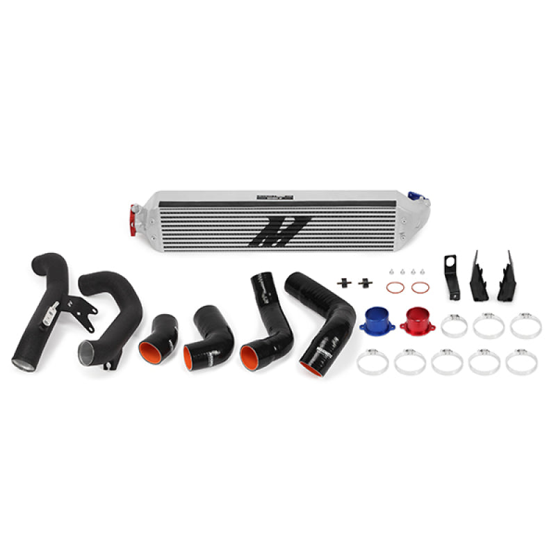 Mishimoto 2016+ Honda Civic 1.5T / 2017+ Honda Civic Si Silver Intercooler Kit w/Black Pipes-thumbmail-2