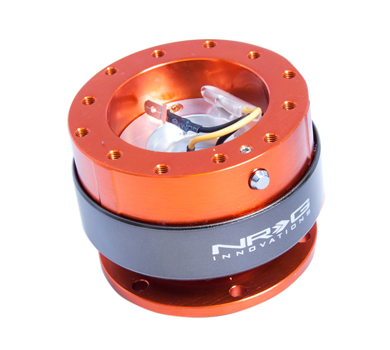 NRG Quick Release Gen 2.0 - Orange Body / Titanium Chrome Ring-thumbmail-2