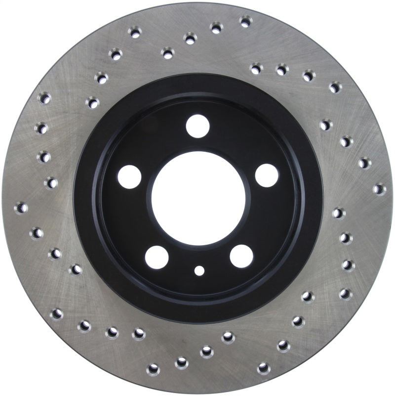 StopTech 03-05 VW Golf GTi (vented rear discs) Drilled Left Rear Rotor-thumbmail-3