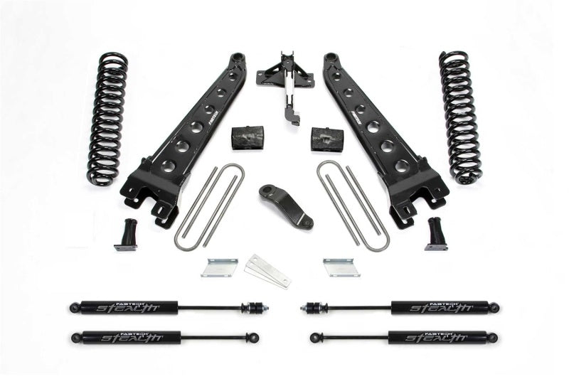 Fabtech 19-20 Ford F450/F550 4WD Diesel 6in Rad Arm Sys w/Coils & Stealth-thumbmail-1