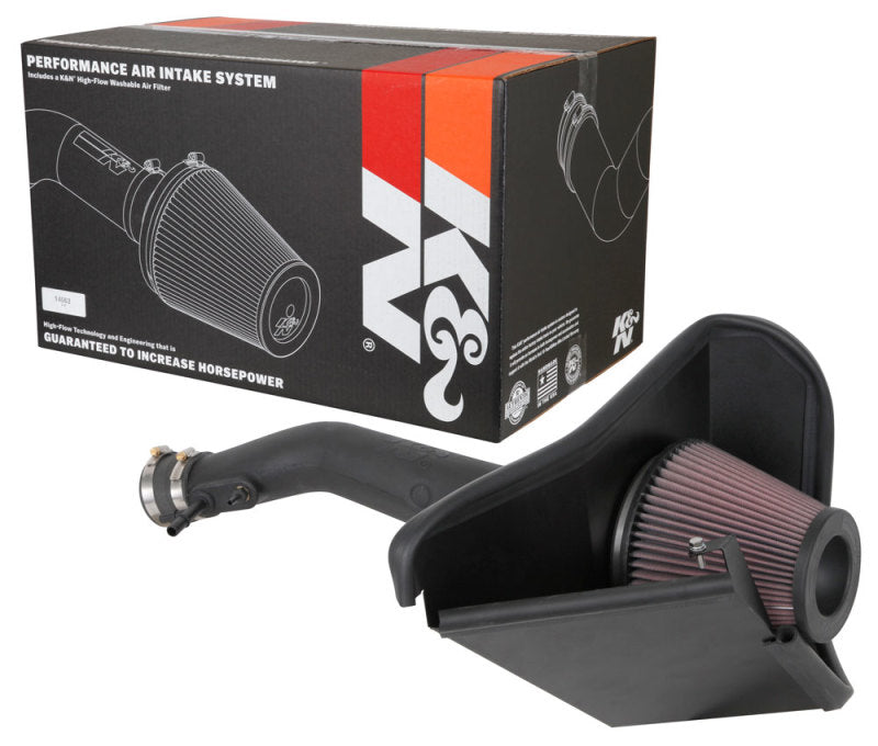 K&N 63 Series AirCharger Performance Intake 17-18 Ford Edge L4-2.0L F/I-thumbmail-5