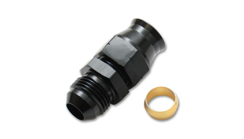 Vibrant -6AN Male to 3/8in Tube Adapter Fittings with Brass Olive Insert-thumbmail-2