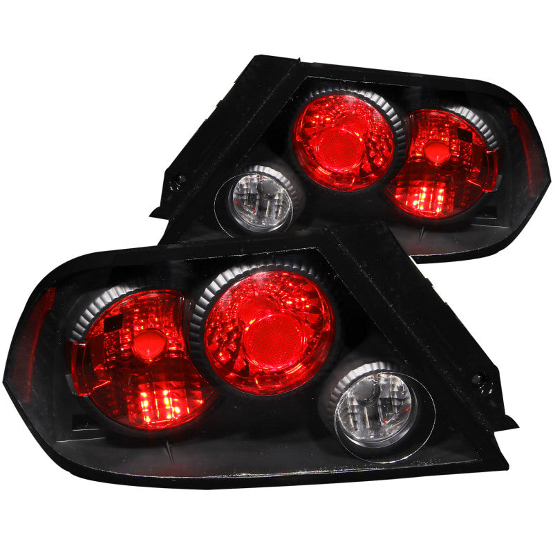 ANZO 2002-2003 Mitsubishi Lancer Taillights Black-thumbmail-1