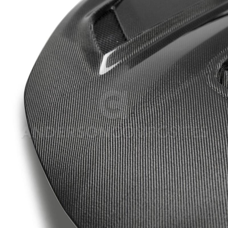 Anderson Composites 16-19 Chevrolet Camaro Double Sided Carbon Fiber Type-T2 Style Hood-thumbmail-2