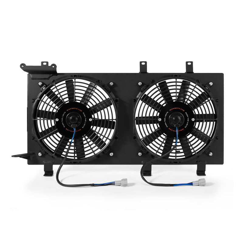 Mishimoto 01-07 Subaru WRX/STI PNP Aluminum Fan Shroud Black-thumbmail-1