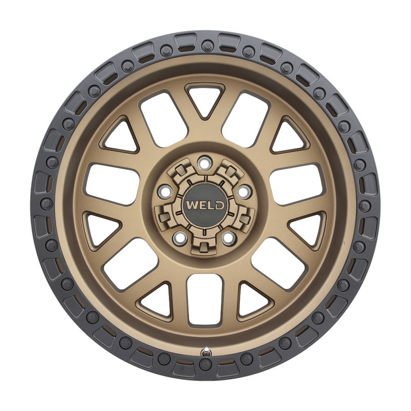Weld Off-Road W115 17X8.5 Cinch 5X108 5X114.3 ET38 BS6.25 Satin Bronze / Satin Black 72.56-thumbmail-1