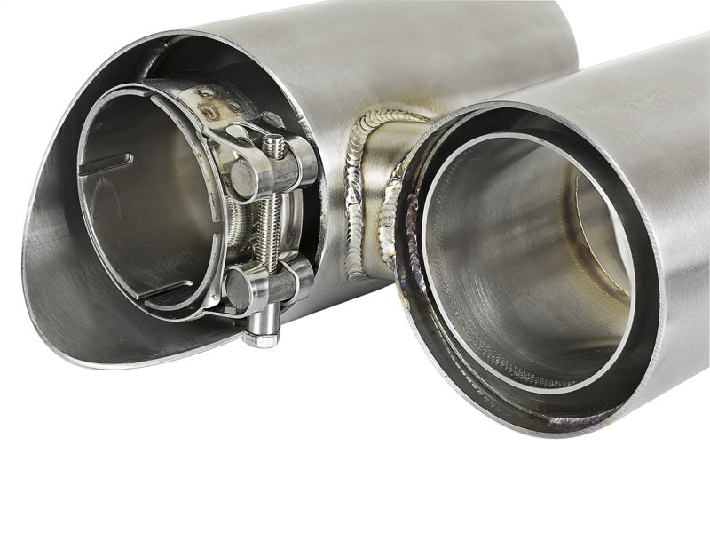 aFe MACH Force-Xp 304 SS OE Exhaust Tips Polished 12-16 Porsche 911 (C2S 991) H6 3.8L-thumbmail-5