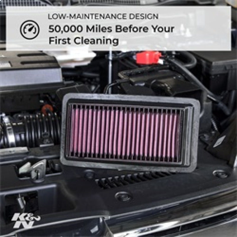 K&N 17-19 SUZUKI SWIFT V L4-1.4L F/I Drop In Air Filter-thumbmail-5