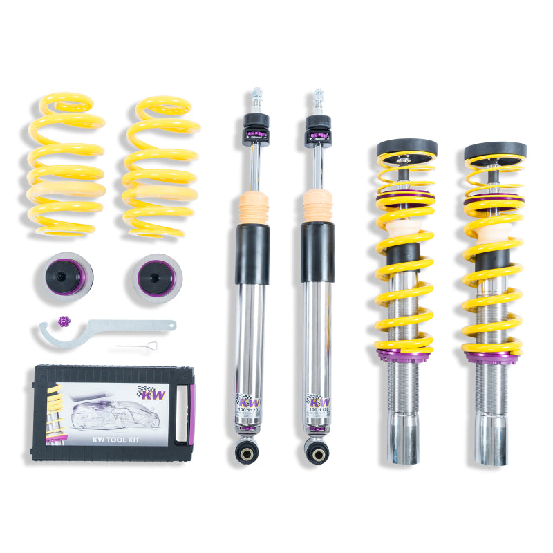 KW Coilover Kit V3 2017+ Audi A4 (B9) Sedan 2wd w/o EDC (50mm)-thumbmail-2