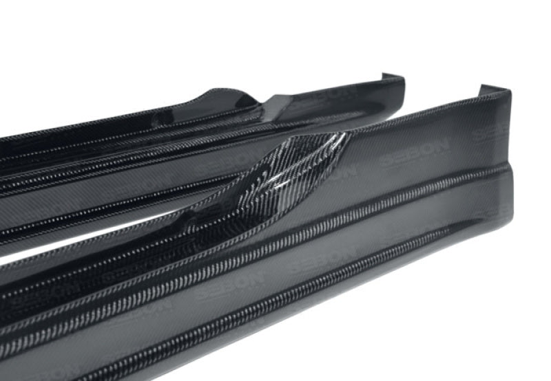 Seibon 02-08 Nissan 350Z CW Carbon Fiber Side Skirts-thumbmail-1