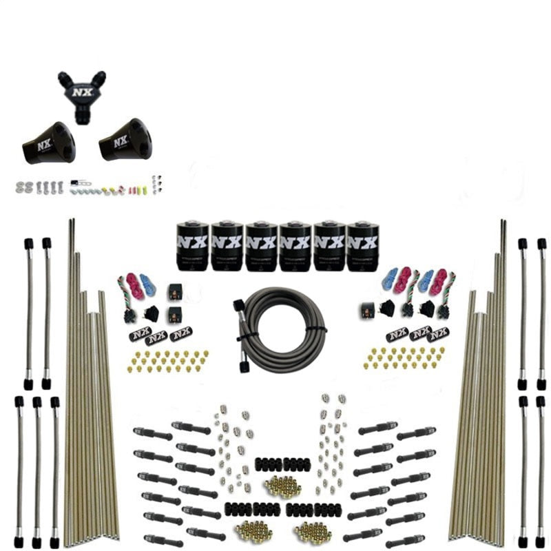 Nitrous Express 8 Cyl Dry Direct Port Three Stage 6 Solenoids Nitrous Kit (200-600HP) w/o Bottle-thumbmail-1