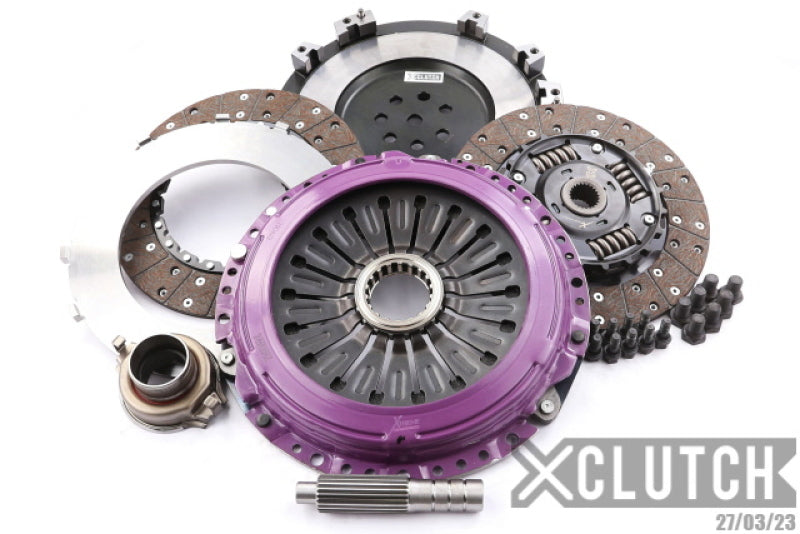 XClutch 1997 Mitsubishi Lancer EVO IV 2.0L 10.5in Twin Sprung Organic Clutch Kit-thumbmail-1
