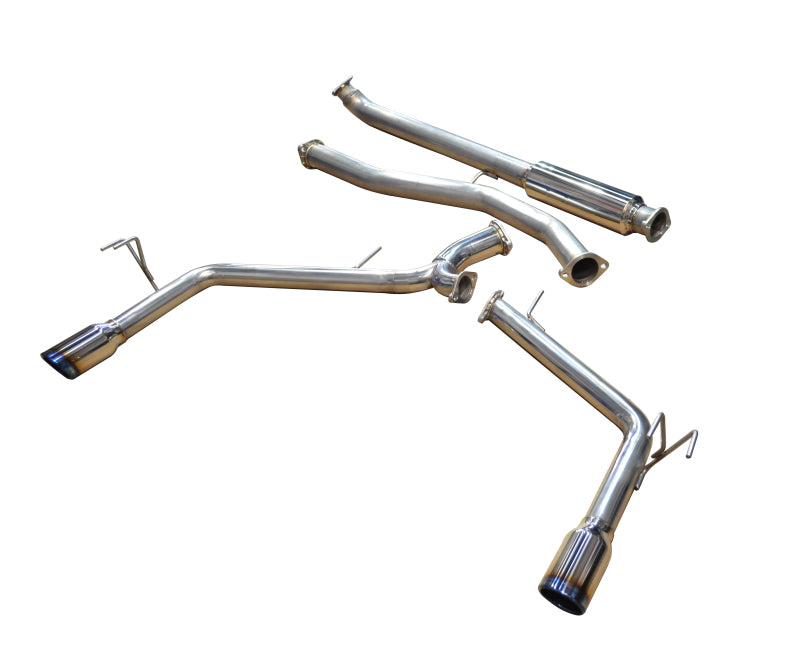 Injen 16-20 Honda Civic 1.5L Turbo 4Cyl (Sedan) 63mm SS Cat-Back Exhaust w/ Dual Burnt Titanium Tips-thumbmail-5