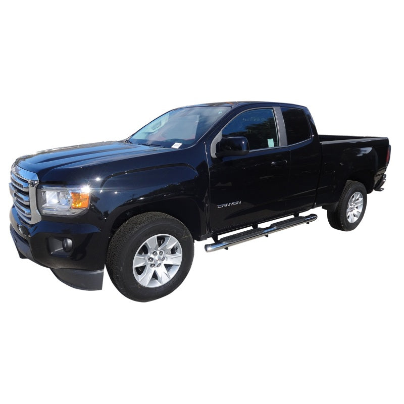 Westin 2015-2018 Chevrolet/GMC Colorado/Canyon Crew Cab PRO TRAXX 5 Oval Nerf Step Bars - Black-thumbmail-3