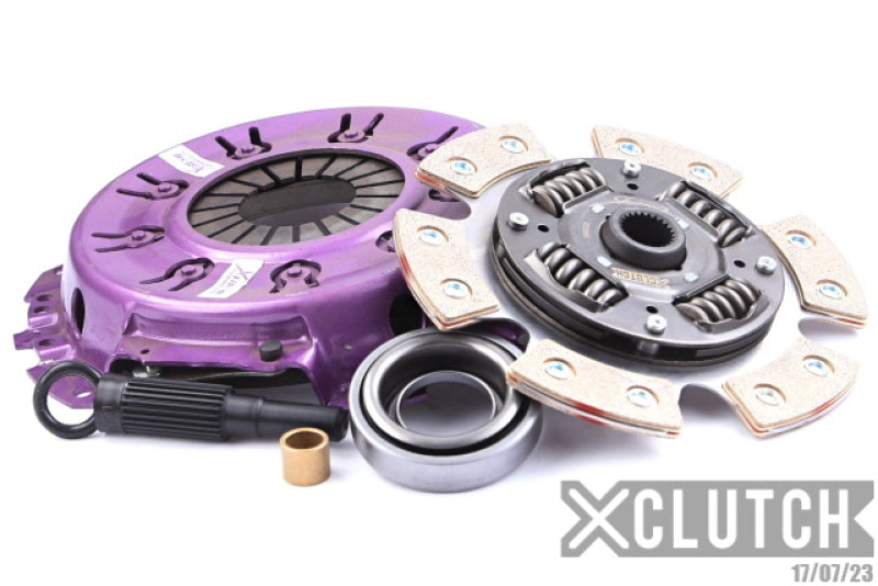 XClutch 88-90 Nissan 180SX S13 1.8L Stage 2R Extra HD Sprung Ceramic Clutch Kit-thumbmail-1