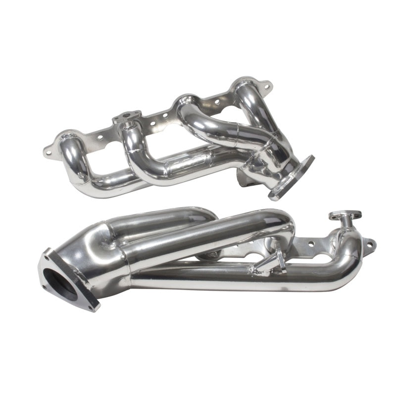 BBK 99-04 GM Truck SUV 4.8 5.3 Shorty Tuned Length Exhaust Headers - 1-3/4 Silver Ceramic-thumbmail-7