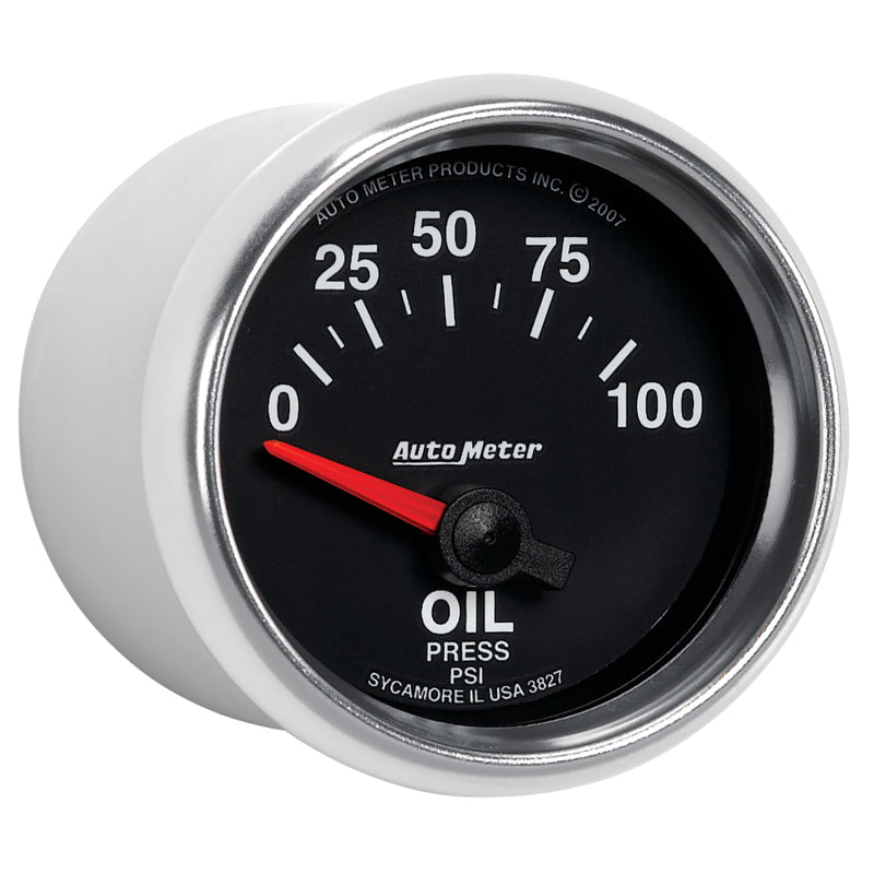 Autometer GS 0-100 PSI Short Sweep Electronic Oil Pressure Gauge-thumbmail-2