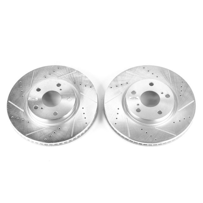 Power Stop 2006 Lexus GS300 Front Evolution Drilled & Slotted Rotors - Pair-thumbmail-1