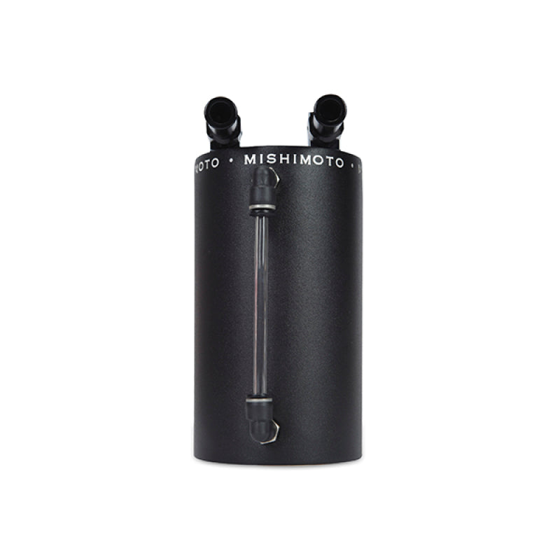Mishimoto Large Aluminum Oil Catch Can - Wrinkle Black-thumbmail-3