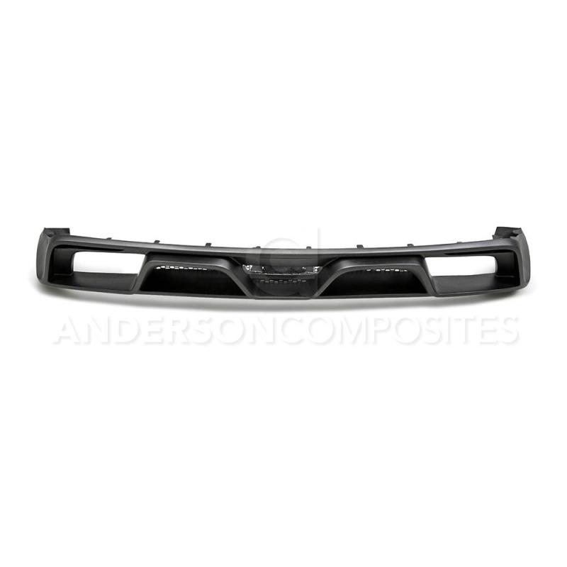 Anderson Composites 15-16 Ford Mustang R-Style Rear Valance (for Quad Tip Exhaust)-thumbmail-3
