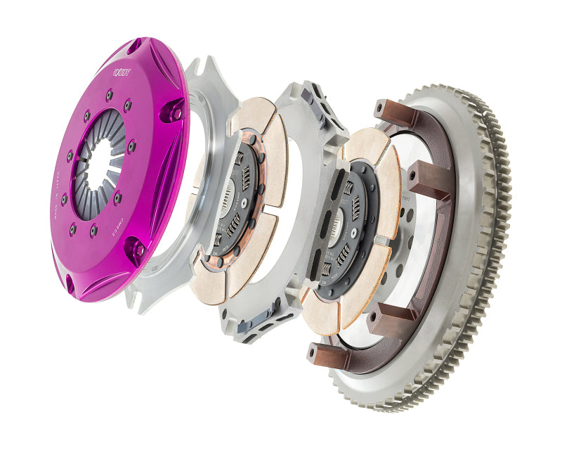 Exedy 2010-2012 Hyundai Genesis Coupe L4 Hyper Twin Cerametallic Clutch Sprung Center Disc-thumbmail-1
