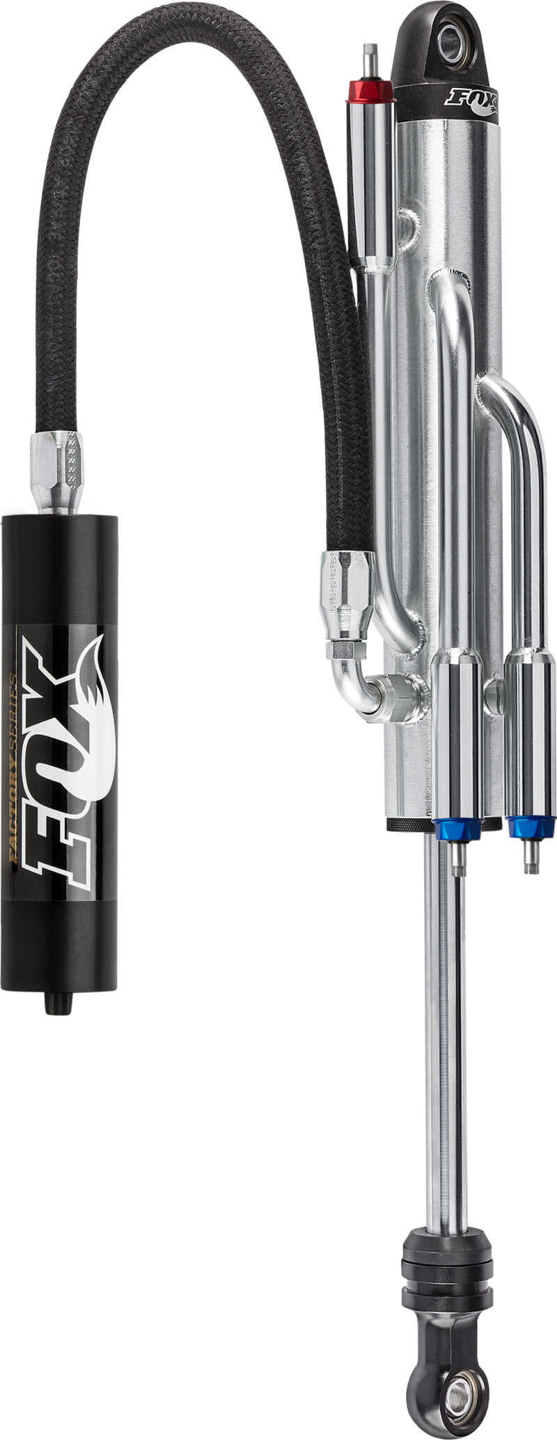 Fox 2.5 Factory Series 10in. Remote Res. 3-Tube Bypass Shock (2 Cmp/1 Reb) 7/8in. Shft(21/70) - Blk-thumbmail-1