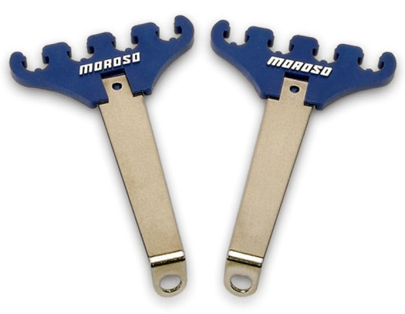 Moroso Chevrolet Small Block 4-Hole Ignition Wire Loom Kit - 7-9mm - Blue-thumbmail-1