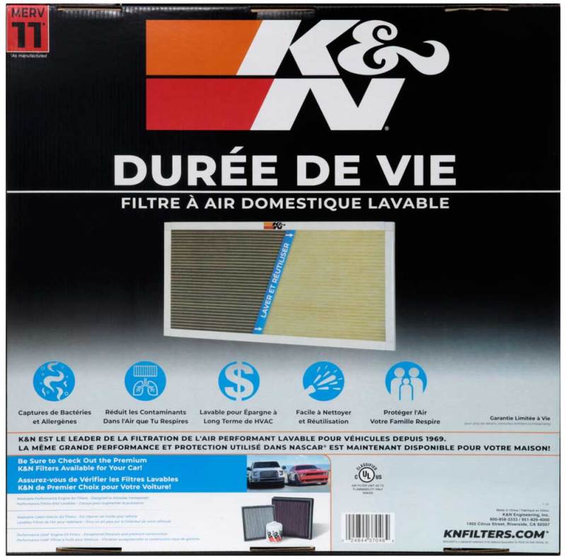 K&N HVAC Filter - 20 x 20 x 1-thumbmail-4