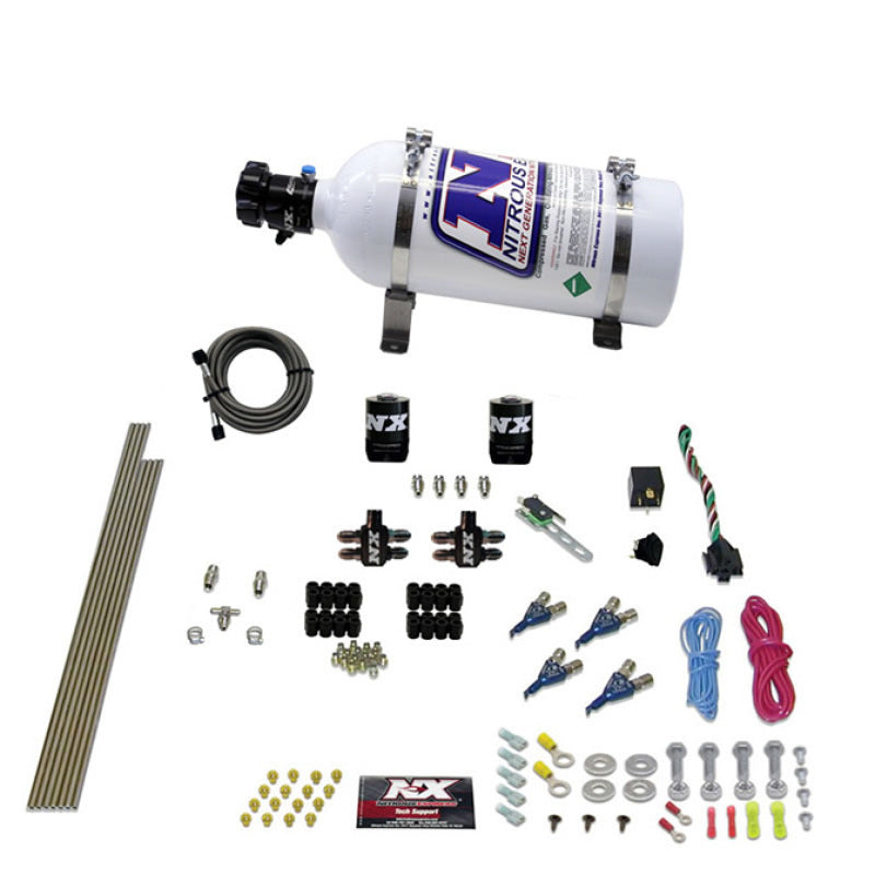 Nitrous Express 4 Cyl Gasoline EFI Nitrous Kit (50-250HP) w/5lb Bottle-thumbmail-1