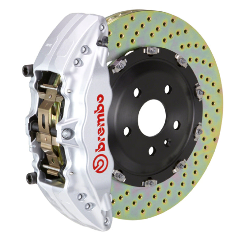 Brembo 14-18 1500 Sierra w/ Alum Fr Knuckles Fr GT BBK 6Pis Cast 2pc 380x34 2pc Rtr Drill-Silver-thumbmail-1