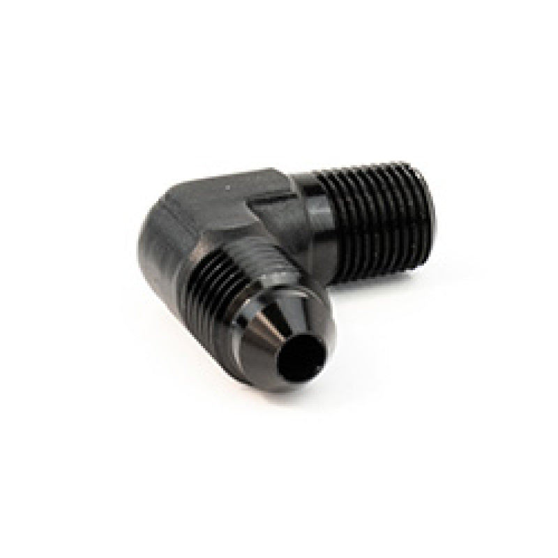 Snow Performance 1/8in NPT to 4AN Elbow Water Fitting (Black)-thumbmail-1