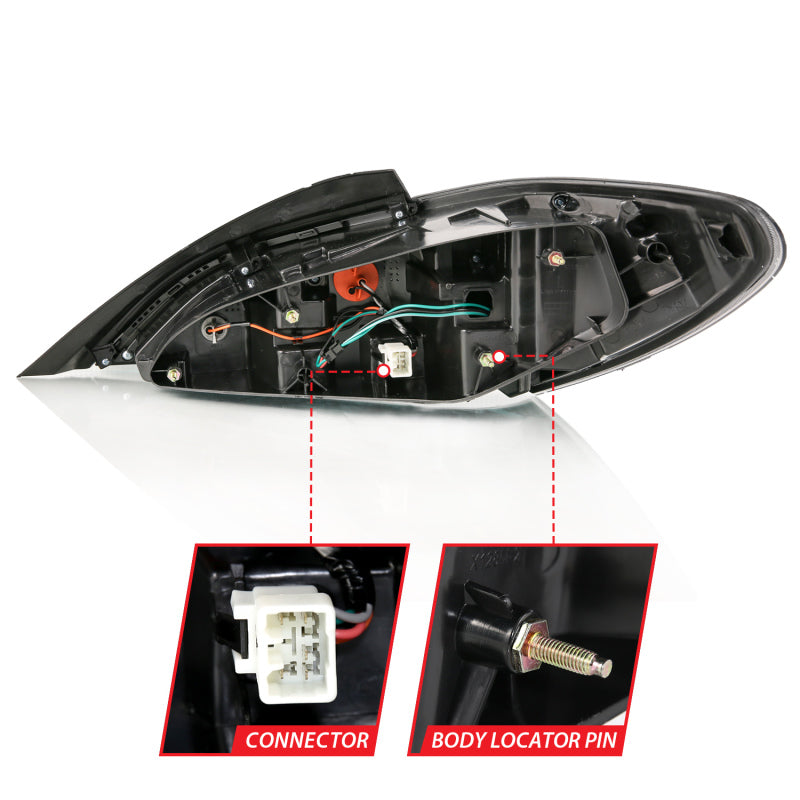 ANZO 10-13 Hyundai Genesis 2DR LED Taillights Smoke-thumbmail-4