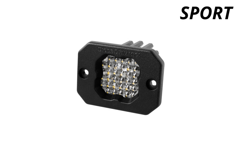 Diode Dynamics Stage Series C1 LED Pod Sport - White Flood Flush ABL Each-thumbmail-2