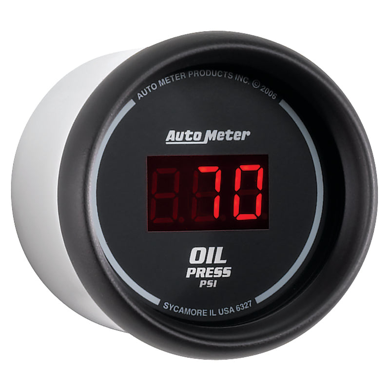 Autometer Black 0-100 psi Digital Oil Pressure Gauge-thumbmail-2