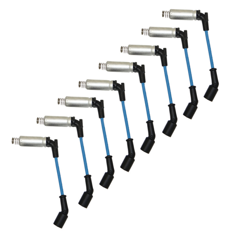 Moroso GM LS Ignition Wire Set - Ultra 40 - Unsleeved - Coil-On - Alum Shielded - 9.75in Wire - Blue-thumbmail-1