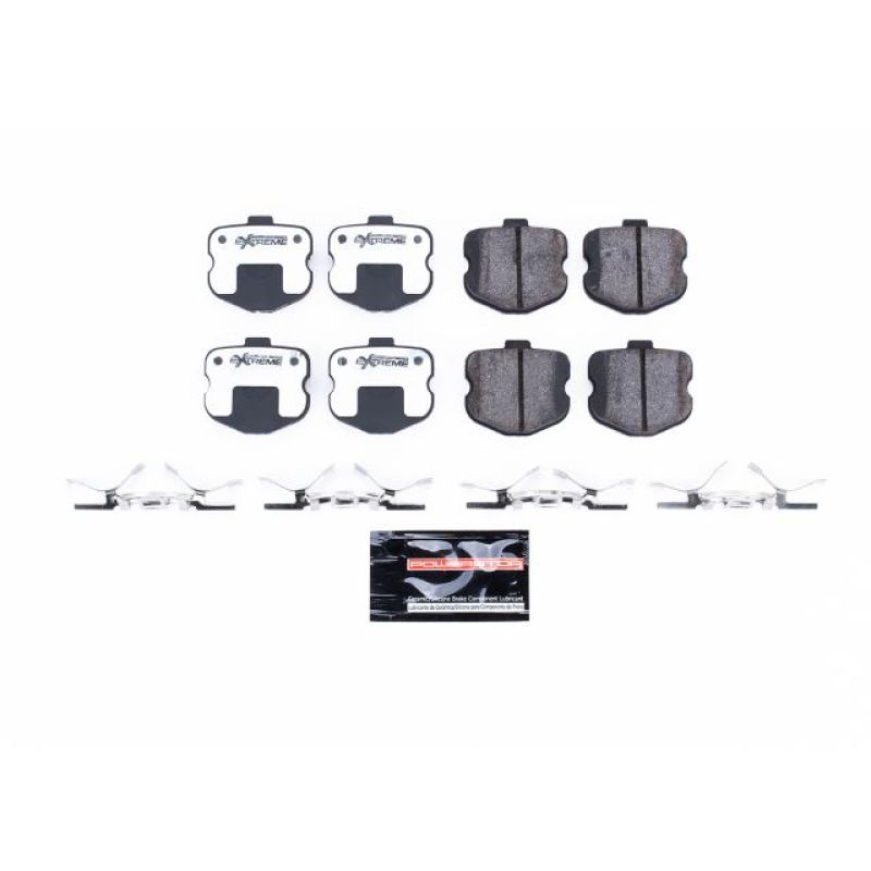 Power Stop 06-13 Chevrolet Corvette Rear Z26 Extreme Street Brake Pads w/Hardware-thumbmail-1