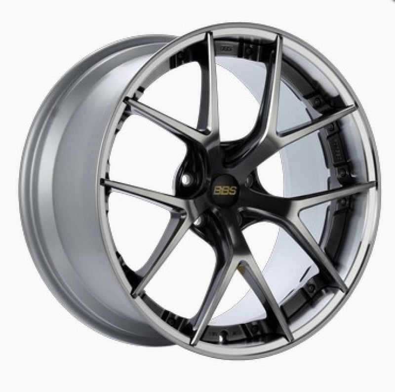 BBS RI-S 20x9 5x112 ET34 Diamond Black Center / Diamond Cut Lip Wheel -82mm PFS/Clip Required-thumbmail-1