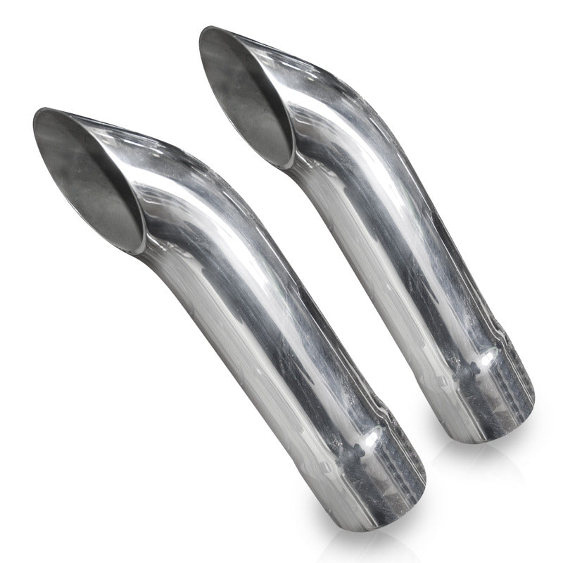 Stainless Works Extended Turn Down Tips- 2 1/4in ID Inlet 2 1/4in Body-thumbmail-1